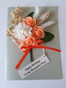 Handmade Personalised 3D Birthday Card, Anniversary Card, Mother's Day Card - Picture 1 of 5