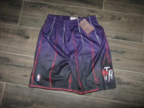NWT Toronto Raptors NBA Basketball Mitchell & Ness Shorts Swingman Youth XL Rare Cover