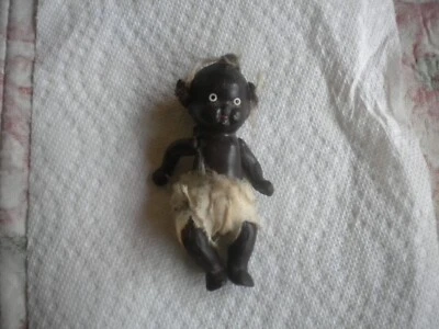 Muñeca bebé miniatura bisque antigua Foto 1 de 2