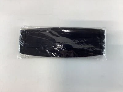 Vestido negro para hombre Cummerbund NUEVO Foto 1 de 3