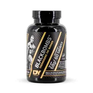 Dorian Yates DY Nutrition Black Bombs 60 Tablets | Thermogenic Fat Burner