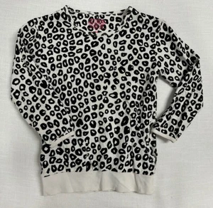 Missie Munster Children Girl Jumper Polo Sweater Animal Print W/ Pockets SZ 8 - Picture 1 of 6