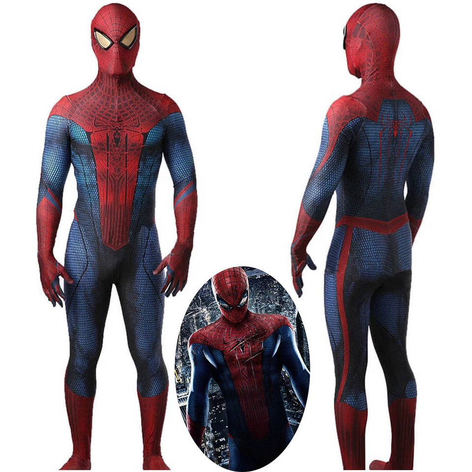 Avengers The Amazing Spider-Man Peter Parker Costume Cosplay Suit For Adult Kids - Image 1 of 4