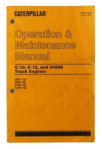 Caterpillar Operation & Maintenance Manual C-10 C-12 3406E Truck Engines 1997 - Picture 1 of 1