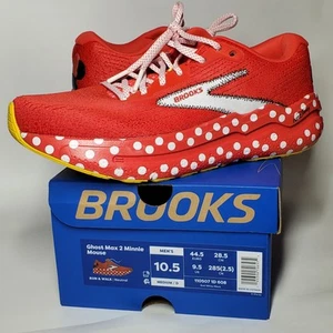 2025  Run Disney Minnie Mouse Ghost Max 2 Brooks Sneakers M 10.5 / W 12 Medium - Picture 1 of 9