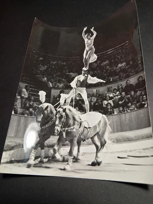 presse foto 23x18 Pas de deux Reiter Monika & Harry CIRCUS CIRQUE CIRCO ZIRKUS - Bild 1 von 2