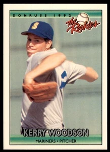 Béisbol Donruss The Rookies 1992 Kerry Woodson novato Seattle Mariners #127 - Imagen 1 de 2
