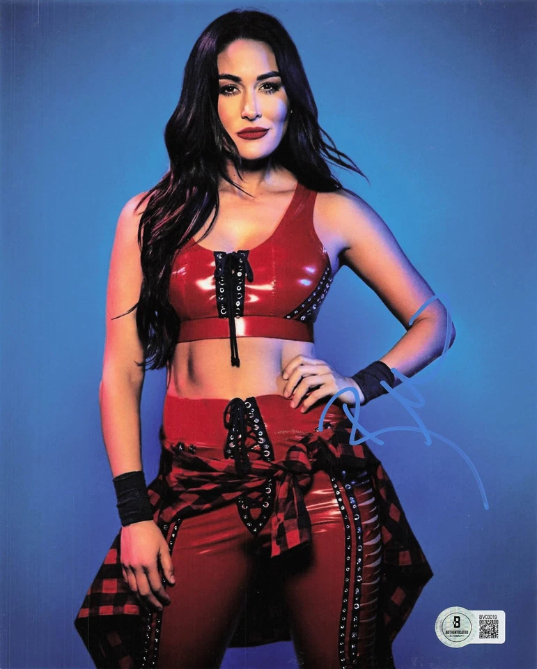 Foto autógrafa firmada por Brie Bella WWE 8x10 Beckett BAS The Bella Twins Foto 1 de 1
