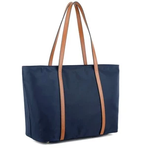 Tote Bags for Women Leather Nylon Shoulder Bag Women's Large Capacity Work Ha... - Picture 1 of 7