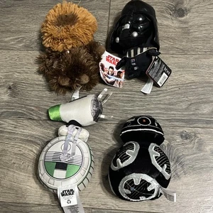 Plush Kohls Cares & Star Wars Chewbacca, Darth Vader, Droid D-O & BB-9E - Picture 1 of 15