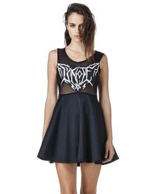 Mini vestido negro UNIF Foto 1 de 3