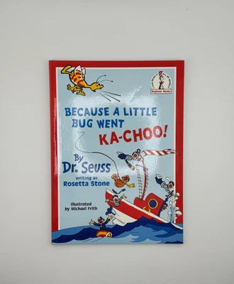 📚 Because a Little Bug Went Ka-CHOO! by Dr. Seuss | Beginner Book | Illustrated Foto 1 de 4