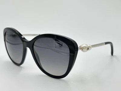 CHANEL CH5339H c.501/S8 PEARL BLACK/GRAY GRADIENT POLARIZED AUTHENTIC ITALY - Image 1 of 4