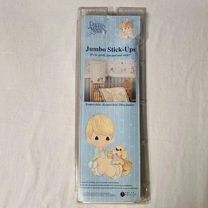 Pegatinas de decoración de pared reutilizables Precious Moments Jumbo #604 Baby Collection 2001 - Imagen 1 de 8