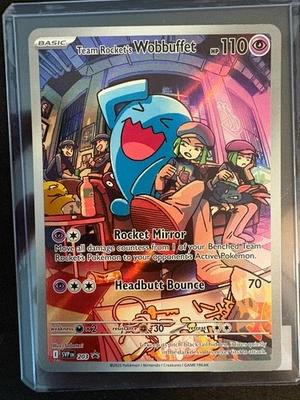 Team Rocket's Wobbuffet Mint 203 Sv: Scarlet & Violet Promo Cards Holo 📈 - Image 1 of 3