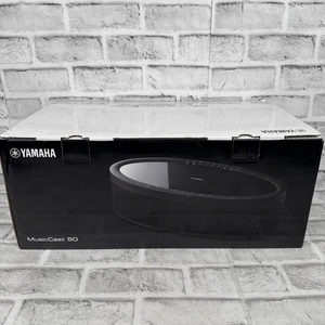 Neu Yamaha MusicCast 50 schwarz MusicCast kabelloser Lautsprecher - Bild 1 von 7