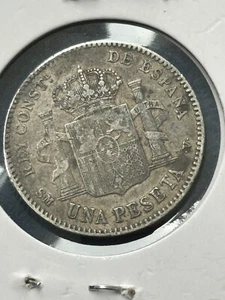 1900 SM-V Spain Peseta Super Original XF+ KM-706 - Picture 1 of 2