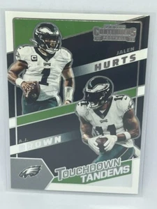 Jalen Hurts A.J. Braun TD Tandems 2022 Panini Contenders Fußball Nr. TDT-PHI - Bild 1 von 2