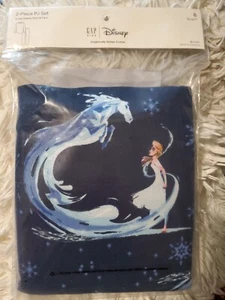 [Gap Kids] Girls "Disney Frozen Elsa" 2 Piece Organic Cotton PJ Set Navy... - Picture 1 of 5