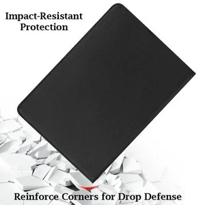 Folio Case with Swivel Stand for iPad 11 2025 / 10.9 2022 - Sleek Black, Secure - Picture 1 of 7