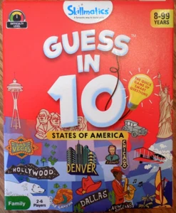 EUC Skillmatics "Guess in 10 - States of America" Card Game of Smart Questions - Picture 1 of 4