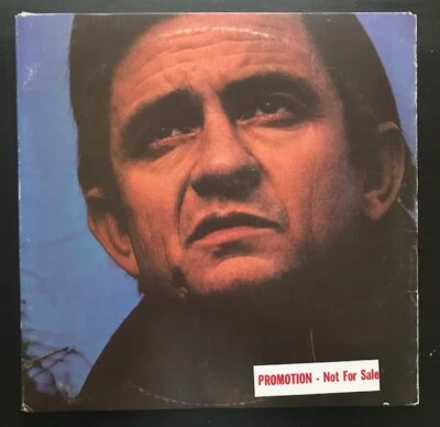 JOHNNY CASH - HELLO I'M - PROMO STICKER NM VINYL LP-KCS 9943 UNIPAK TWO EYE 1st - Image 1 of 4