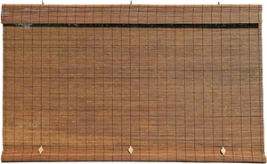 Cord Free Bamboo Shades for Porch, Patio & Sunroom - Imperial Matchstick Bamboo - Picture 1 of 8