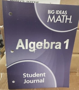 Big Ideas Math Algebra 1: Student Journal - Picture 1 of 2