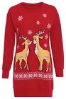 Womens Ladies Christmas Xmas Snowman Tree Sweatshirt Tunic Fleece Jumper Dress