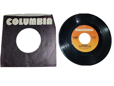 Journey Walks Like A Lady / People and Places 45 RPM Record Columbia - Image 1 of 4