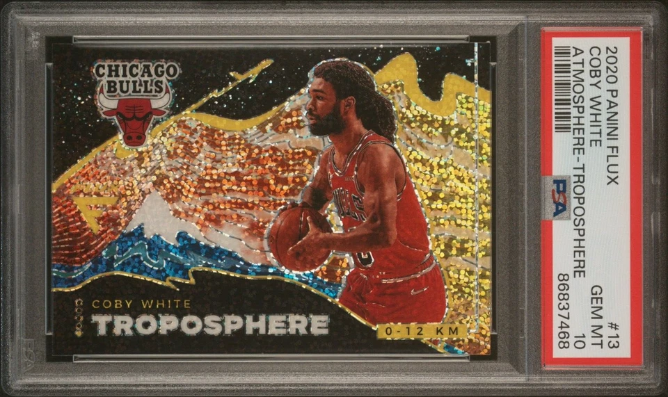 2020-21 PANINI FLUX ATMOSPHERE #13 COBY WHITE TROPOSPHERE PSA 10 💎💎💎💎 - Image 1 of 2