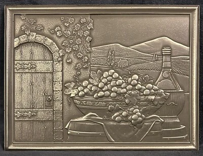 Kitchen Backsplash Metal Mural Plaque Tile - Image 1 of 4