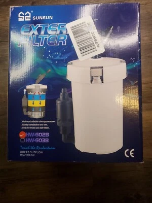 SunSun Tech'n'Toy HW-602B 106 GPH 3-Stage External Canister Filter Open Box - Image 1 of 3