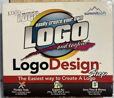 Easily Create Your Own Logo & Tagline (Windows ME/2000/XP/Vista, 831666886444) - Image 1 of 3