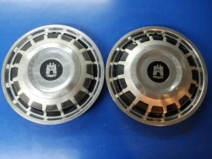 *TWO* Vintage 1974-1984 Volkswagen Dasher Rabbit Audi Fox Hubcaps Wheel Covers - Picture 1 of 16