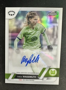 2022-23 Topps Chrome UEFA Women's Champions League Autograph Tabea Wassmuth #ATW - Picture 1 of 2