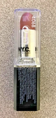 1 PC N.Y.C. ULTRA LAST LIP WEAR- GARNET 406B  0.12 OZ NEW AND SEALED - Image 1 of 4
