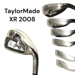 [TaylorMade] XR 2008 Iron Set 6pcs 5-6-7-8-9-Pw Flex R Shaft RE-AX SUPERFAST XR - Picture 1 of 24