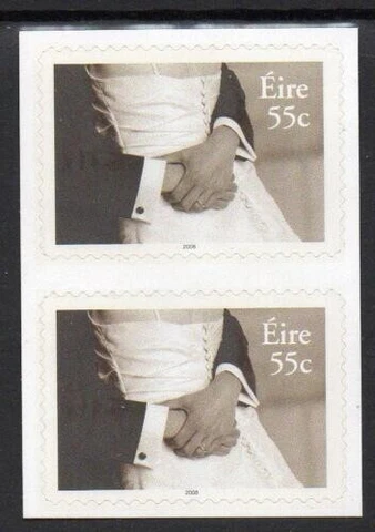 IRELAND - 2008 Wedding self-adhesive pair #1764 - VF MNH Cover