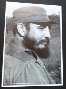 FIDEL CASTRO / Póster fotográfico cubano saluda al líder de la Revolución Cubana de 1959 - Imagen 1 de 5