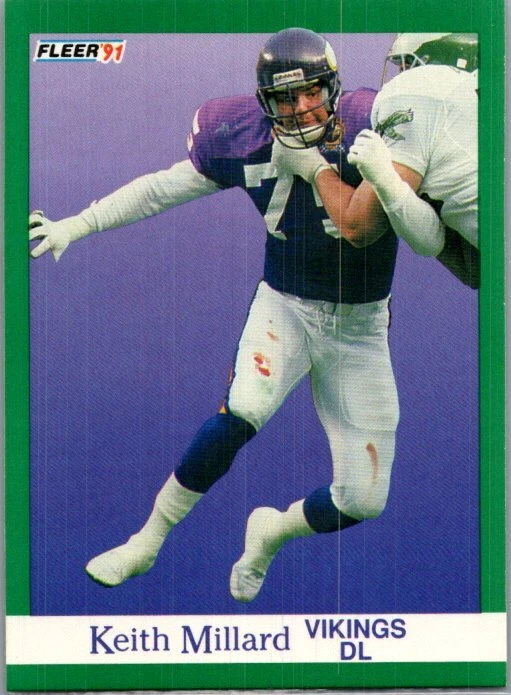 1991 Fleer #287 Keith Millard - Image 1 of 2