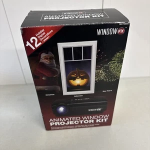 WINDOW FX Animated Window Projector Kit Holiday Scenes Christmas Halloween - Picture 1 of 6
