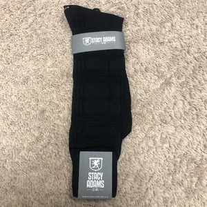 3 Pack Stacy Adams Rayon/Nylon Dress Socks Casual Mens NEW S1564 BLACK GEMSTONE - Picture 1 of 8