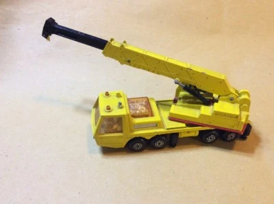 Matchbox Super Kings Hercules Mobile Crane K 12 1974 Gancio Rotto Made England - Immagine 1 di 4