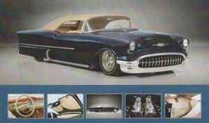Tarjeta de información promocional Pro Design 2021 ""Oldsssled"" 56 Oldsmobile 98 SEMA Show - Imagen 1 de 2