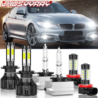 Faro LED HID haz alto bajo + bombillas antiniebla para BMW 650i 2008 2009 2010 Foto 1 de 4