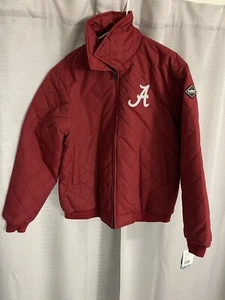 Chaqueta acolchada con cremallera completa Franchise Club Alabama Clima nueva con etiquetas - Imagen 1 de 12