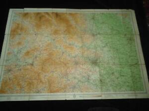 1940s John Bartholomew & Son WHARFEDALE half-inch colour contoured map Yorkshire