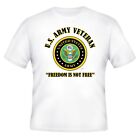 U.S.Army Veteran Freedom & Korean War Veteran Campaign 2-Sided Shirt