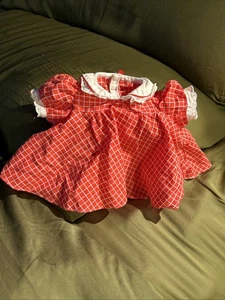 Vintage Cabbage Patch Kids HTF Red & White Dress - Picture 1 of 24